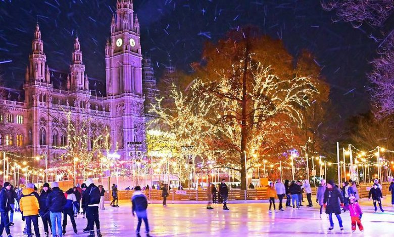 ساحة Rathausplatz في فيينا تستضيف أكبر حدث للتزلج في تاريخ “Wiener Eistraum” ساحة Rathausplatz في فيينا تستضيف أكبر حدث للتزلج في تاريخ “Wiener Eistraum”