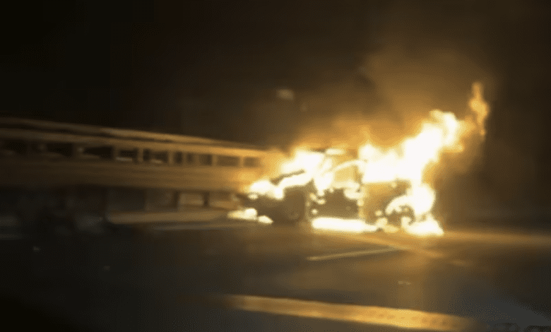 وفاة شاب بعد اصطدام سيارته بشاحنة واحتراقه داخلها على طريق A4 في النمسا السفلى