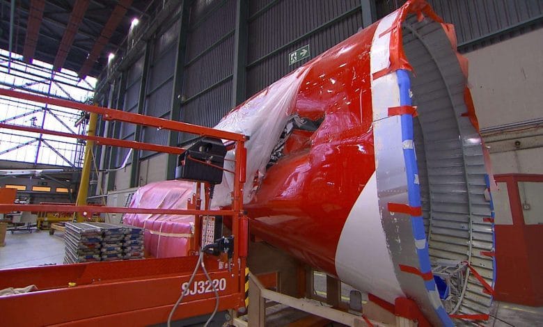 إصلاح طائرة الخطوط النمساوية A320neo بتكلفة تفوق 10 مليون يورو بعد حادث في مطار فيينا إصلاح طائرة الخطوط النمساوية A320neo بتكلفة تفوق 10 مليون يورو بعد حادث في مطار فيينا