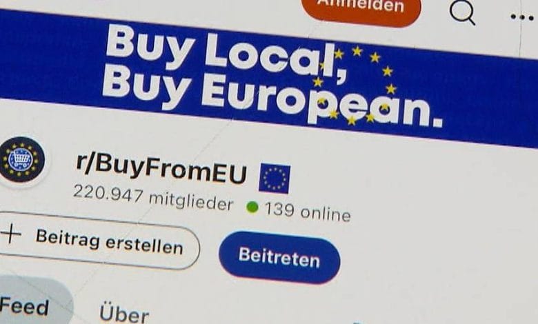 حملة “اشترِ من الاتحاد الأوروبي” تصل إلى فيينا وتثير قلق متاجر المنتجات الأمريكية