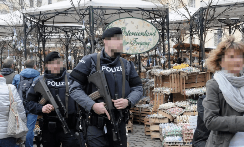 الخارجية البريطانية: لا تهديد خاص بالنمسا خلال عيد الفصح رغم التحذير المنشور الخارجية البريطانية: لا تهديد خاص بالنمسا خلال عيد الفصح رغم التحذير المنشور