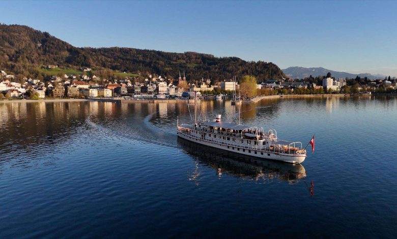 ارتفاع منسوب المياه يعيد الحياة إلى موانئ بحيرة Bodensee في مقاطعة فورارلبرغ نتيجة تساقط الأمطار