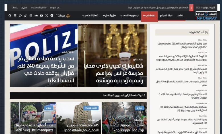 مع تصاعد الثقة مجدداً بالاعلام النمساوي.. تقرير يؤكد أن النمسا ميديا تستند في نقلها لأفضل المصادر مع تصاعد الثقة مجدداً بالاعلام النمساوي.. تقرير يؤكد أن النمسا ميديا تستند في نقلها لأفضل المصادر