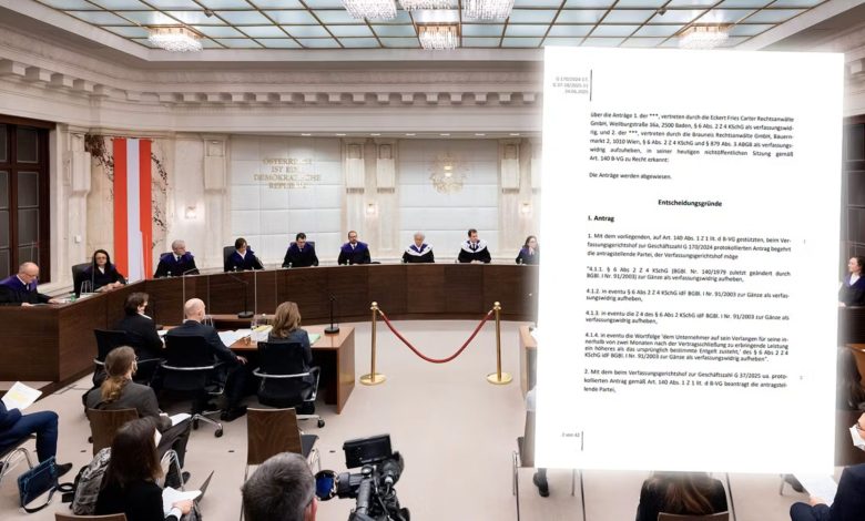 من يدفع الثمن؟ قرار المحكمة الدستورية النمساوية يُلزم برد إيجارات عقود تصل لـ30 سنة
