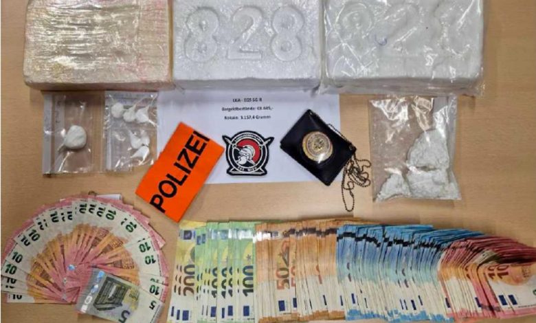 ضبط 3 كيلوغرامات من الكوكايين بحوزة تاجر مخدرات مقدوني في فيينا بقيمة تتجاوز 300 ألف يورو