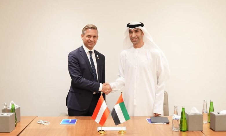 النمسا والإمارات تتفقان على تعميق الشراكات الاقتصادية والاستثمارية بين القطاع الخاص النمسا والإمارات تتفقان على تعميق الشراكات الاقتصادية والاستثمارية بين القطاع الخاص