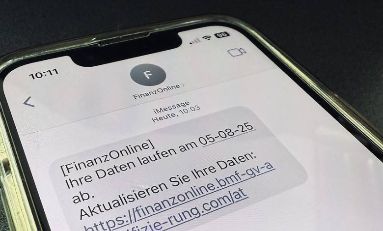(SMS) من (Finanzamt).. احتيال يسلب امرأة في سالزبورغ 70 ألف يورو عبر رسالة نصية مزيفة (SMS) من (Finanzamt).. احتيال يسلب امرأة في سالزبورغ 70 ألف يورو عبر رسالة نصية مزيفة