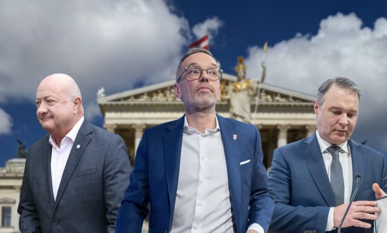 هروب الناخبين من أحزاب السلطة في النمسا.. حزب الحرية (FPÖ) يهيمن بنسبة 37.6% في استطلاعات الرأي هروب الناخبين من أحزاب السلطة في النمسا.. حزب الحرية (FPÖ) يهيمن بنسبة 37.6% في استطلاعات الرأي