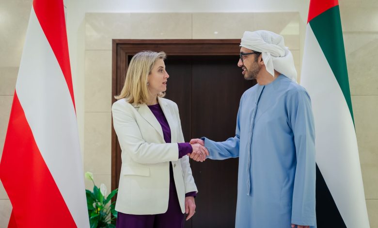 مباحثات نمساوية إماراتية في أبوظبي حول الأزمات الدولية الراهنة