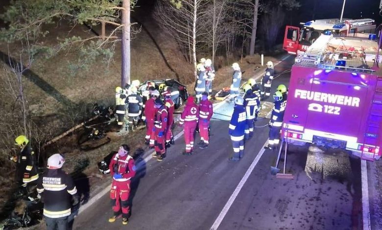 وفاة شاب يبلغ من العمر 19 عاماً إثر اصطدام مركبته بشجرة في النمسا السفلى. وفاة شاب يبلغ من العمر 19 عاماً إثر اصطدام مركبته بشجرة في النمسا السفلى.