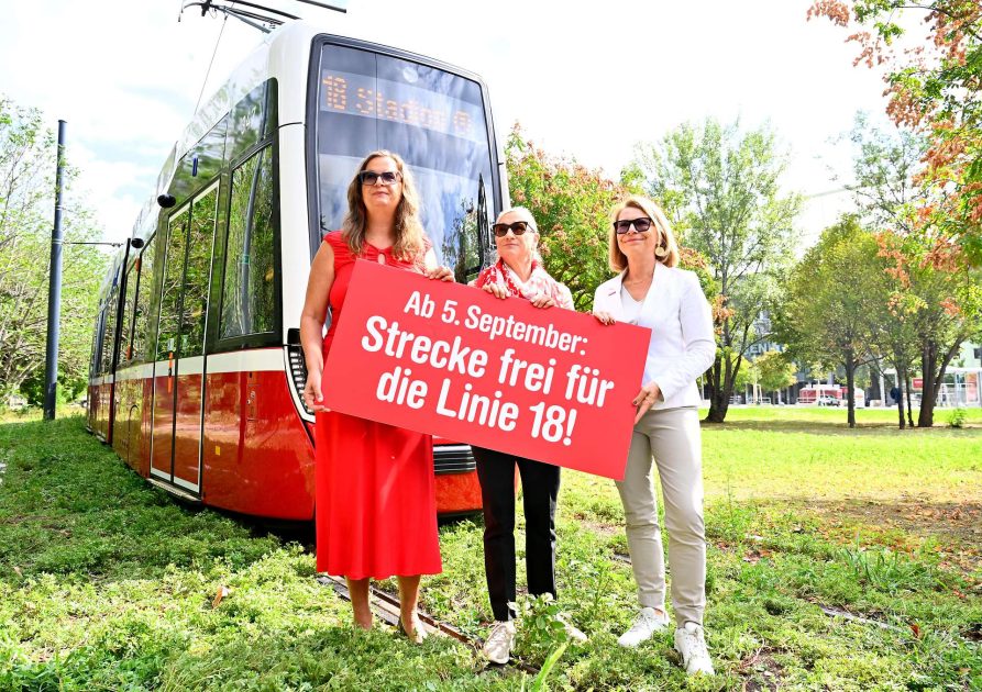 تمديد خط الترام 18 وصولاً إلى Ernst-Happel-Stadion بفيينا اعتباراً من 5 سبتمبر تمديد خط الترام 18 وصولاً إلى Ernst-Happel-Stadion بفيينا اعتباراً من 5 سبتمبر