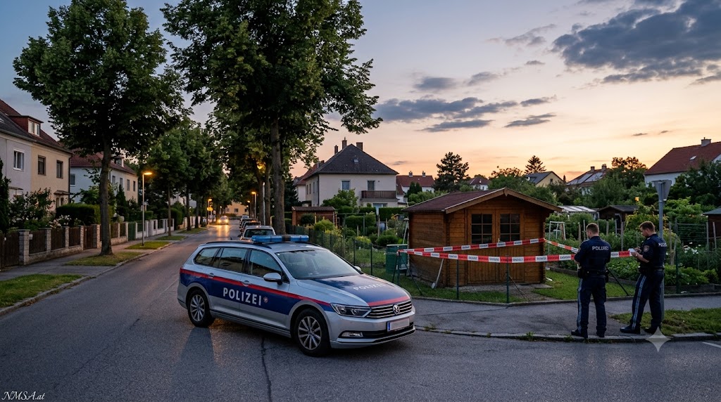 توقيف مراهقين (نمساوي وعراقي) في Floridsdorf بفيينا بعد مطاردة واقتحام كوخ حديقة