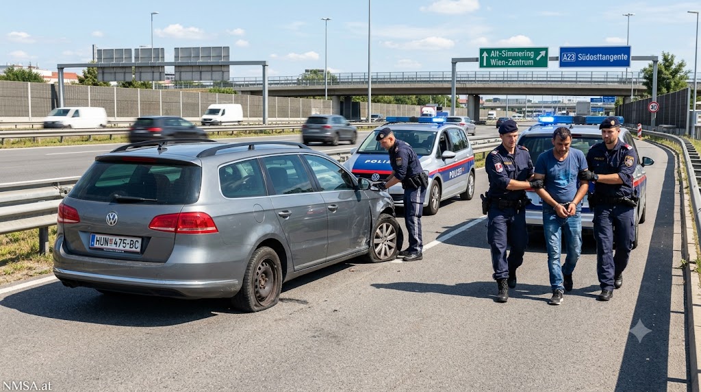 مطاردة هوليودية في فيينا.. الشرطة تطلق النار على إطارات سيارة سائق مجري لإيقافه بعد فرار جنوني