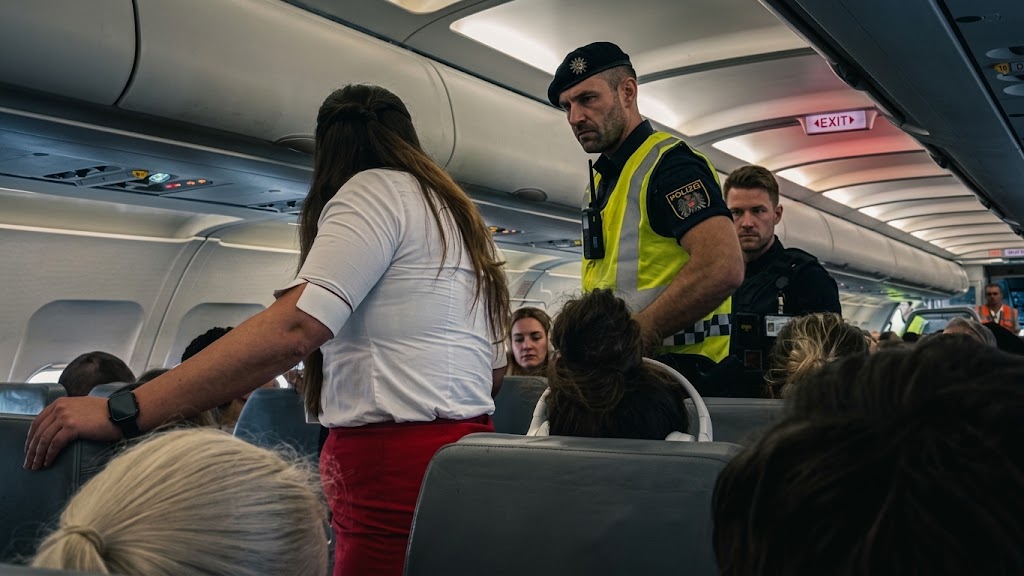 لأنه طلب كأس ماء.. الشرطة تتدخل لإخراج مسافر نمساوي من طائرة Ryanair في مطار فيينا بعد هبوط اضطراري وشجار حاد