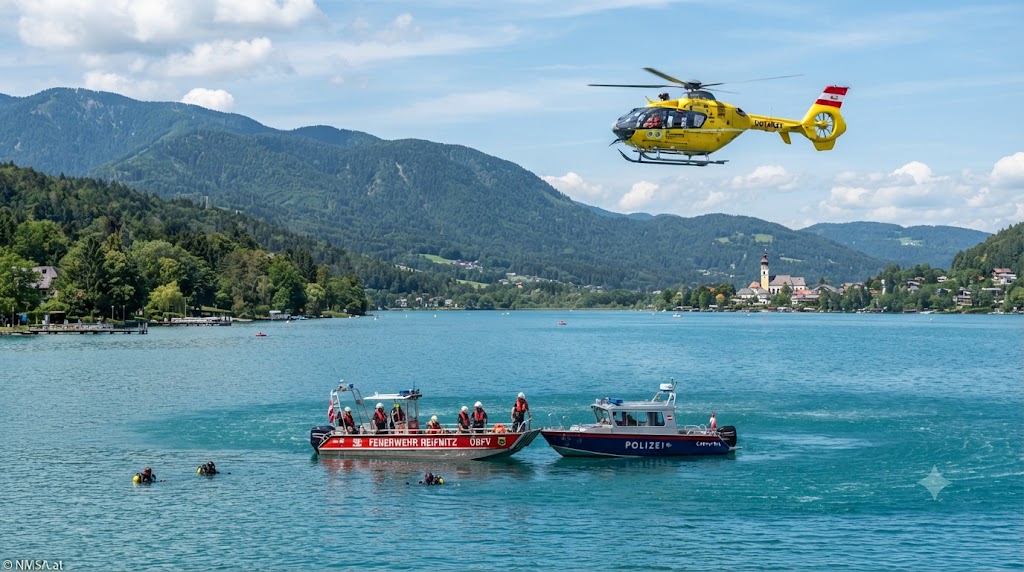 شهدت زوجته لحظة اختفائه.. غرق رجل يبلغ من العمر 65 عاماً في بحيرة Wörthersee بمقاطعة كارنتن