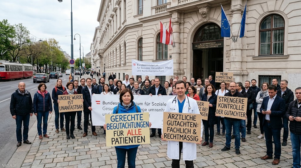 احتجاج مرتقب أمام وزارة الشؤون الاجتماعية بفيينا للمطالبة بتقييمات طبية عادلة وتصحيح معاملة المرضى
