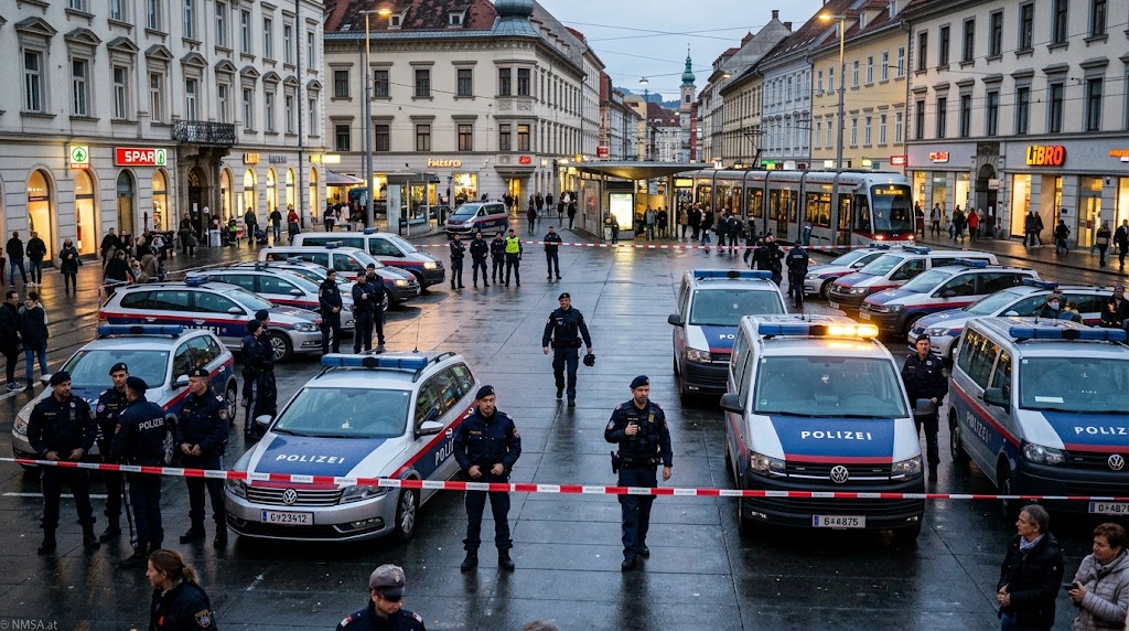 اعتقالات وإغلاق لمركز مواصلات Graz في مداهمة أمنية استهدفت تجارة المخدرات في شتايرمارك اعتقالات وإغلاق لمركز مواصلات Graz في مداهمة أمنية استهدفت تجارة المخدرات في شتايرمارك