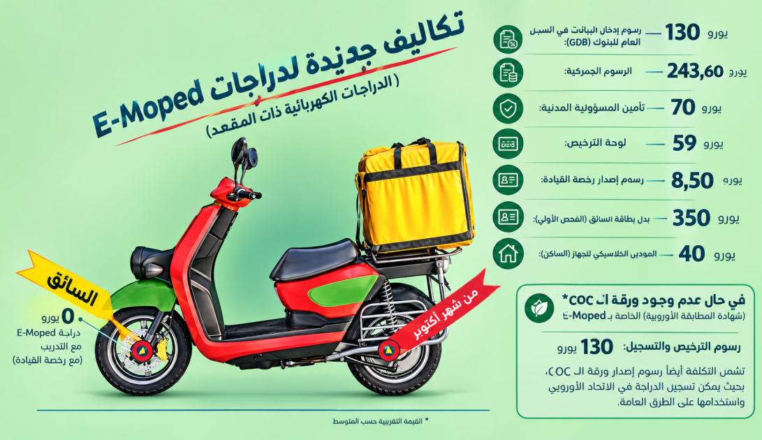 تكاليف باهظة وحظر عملي بدءاً من أكتوبر.. النمسا تنهي مساواة الـ E-Mopeds بالدراجات الهوائية